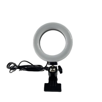 China PORTABLE 4.5 Inch Desktop Fixed Ring Fill Light Vibrato Selfie Beauty Led Fill Light for sale