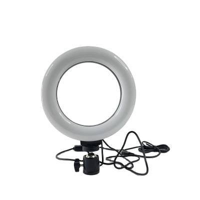 China 6 Inch Mini Led Circular Ring Light Cell Phone Simple Desktop Video PORTABLE Live Fill Light for sale