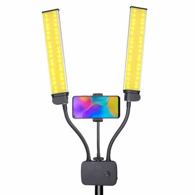 China PORTABLE Smart Folding Double Wall Tube Fill Light Portable Photography Selfie Fill Light for sale