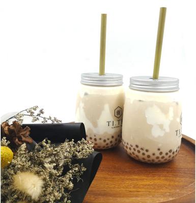 China Sustainable Natural Bamboo Straw Pearl Milk Tea Straw Bubble Tea Accessories for sale