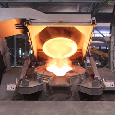 China Factory 150kg-20 Ton Industrial Melting Scrap Iron Iron Steel Induction Furnace Melting Machine for sale