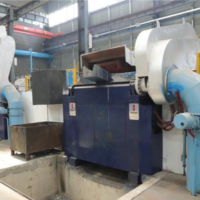 Cina Factory 100kg 250kg 500kg 1T 5T Melting Machine Scrap Cans Electric Induction Aluminum Melting Furnace in vendita