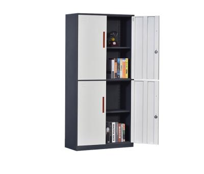 China (Size) Worker Stuff Steel 4 Shelves Worker Stuff School Gym Home Office 4 Doors Modern Design Adjustable Closet for sale