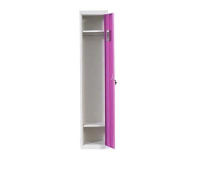 China (Size)Adjustable Steel Locker Manufacturer One Door One Gym Iron Locker Dressing Cabinet for almirah metal loker for sale for sale