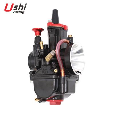 China RACING USHI PWK CARBURETOR FIT 24mm 26mm 28mm 30mm 32mm 34mm Motorcycle Racing Engine Parts For KEIHIN ACTIVA for sale