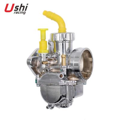 China Carburetor USHI RACING MANUAL Flange Mouth Plating NSR-PRO PE 24mm 28mm Motorcycle Racing Engine Parts For KEIHIN ACTIVA for sale