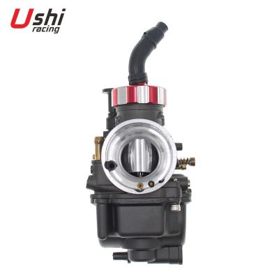 China Carburetor USHI RACING NSR-PRO PE 24mm 28mm Manual Oxidizing Blackening Motorcycle Racing Engine Parts For KEIHIN ACTIVA for sale