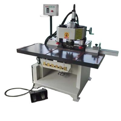 China Building Material Stores Woodworking Wood Door Keyhole Drilling Machine Single Double Head for sale