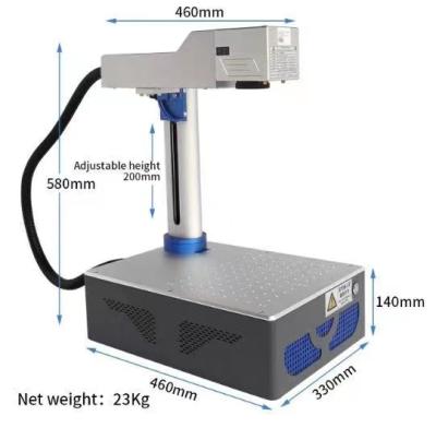 China Laser Engraving CE High Speed ​​Fiber Laser Marking Machine for sale