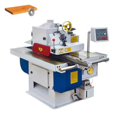 China MJ153 Horizontal Single Blade Saw Woodworking Machinery Longitudinal Trimming Saw Infrared Solid Wood Cutting Saw Single-p for sale