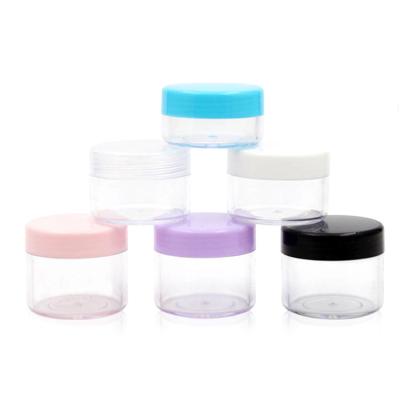 China Cosmetic PS PP Cream Jar With Double Layer Rose Face Body Lotion Bestselling Plastic PS Jar Cream Jar for sale