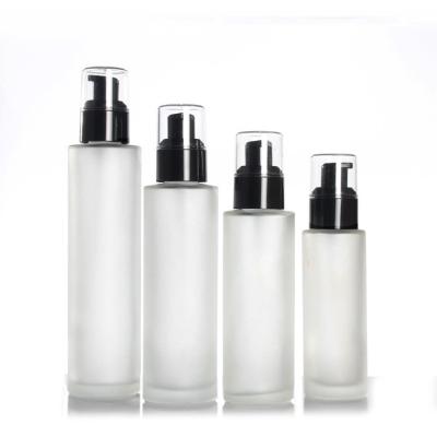 China Recyclable Empty 20Ml Cosmetic Bottle 30Ml 50Ml 60Ml Large Capacity Spray Around Flat Shoulder Body Lotion Pump Bottle for sale