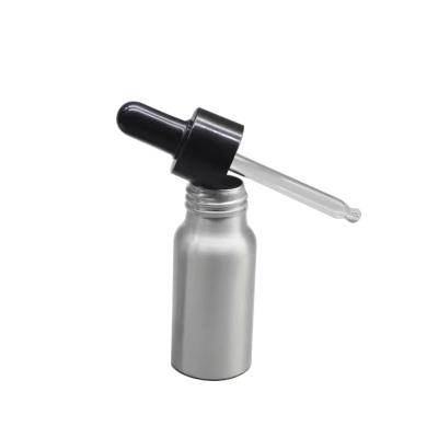 China Free Sample 30Ml 50Ml 100Ml Cosmetic Aluminum Spray Bottle Amber Frosted Glass Dropper Bottle Luxurious With Alumina for sale