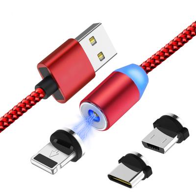 China Braided Magnet Android USB Magnetic Charging Charging Cable, POGO Cable for sale