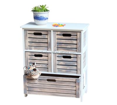 China Living Room Cabinet Wood Storage Cabinet with Bunning Crates for sale