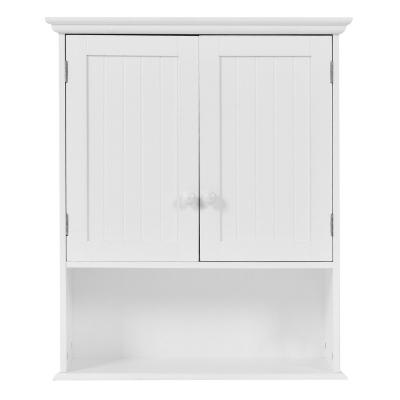 China Huayao Bathroom Storage Cabinet Wall Hanging Cosmetics Toiletries Storage White HX5-5105 for sale