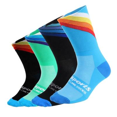 China Polyester fiber/nylon/elastic fiber/spandex CAD sports breathable wicking bicycle socks C28-06~09 31st wear-resistant functional sports socks for sale