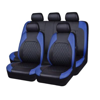 China Customized Logo Manufacturer Customized Leather Car Seat Cover Waterproof Universal Size Seat Cover for sale