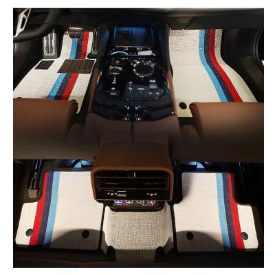 China Customized Logo China Manufacturer Loop Car Mat Coil PE Carpet Rolls 1..2 x 9.6 m for sale