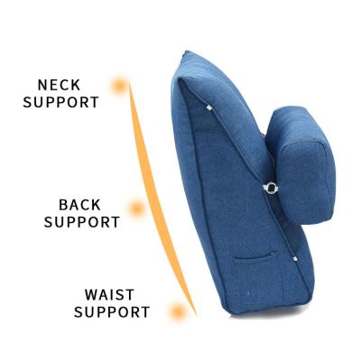 China Massage Yuexiu Reading Triangle Sofa Back Pillow Laptop Cushion Car Cushion Pillow for sale