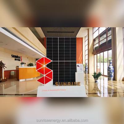 China 405W 400W OEM ODM Modules G12 210mm Cells 1500v PV Panel Solar Power Panel 210mmx210mm Half 12BB 80 Cell Photovoltaic Mono Perc Solar Power Panel for sale