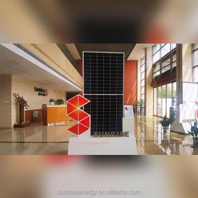 China Free Shipping M10 Solar Photovoltaic Panel M10 PV Modules 410w 108cells TUV BRI OEM Perc Mono Solar Power Panel SR-54M410HLPro for sale