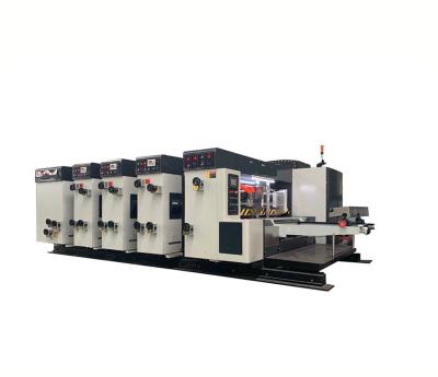 China Automatic High Speed ​​Corrugated Cardboard Box Carton Making Printing Machine With Slotting Die Cutting Box Maker Machinery Price for sale