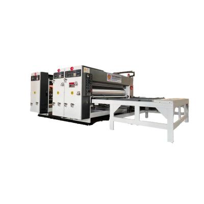 China Building material chain supplying double color printing and slotting machine for corrugated board hot sales products for sale