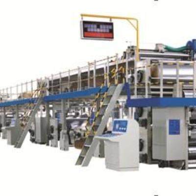 China 5/7 ply corrugated cardboard box making machine production / fully automatic corrugated packaging line china for sale