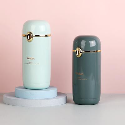 中国 wholesale 304 pot-bellied mug luxury mini stainless steel thermos water bottle 販売のため