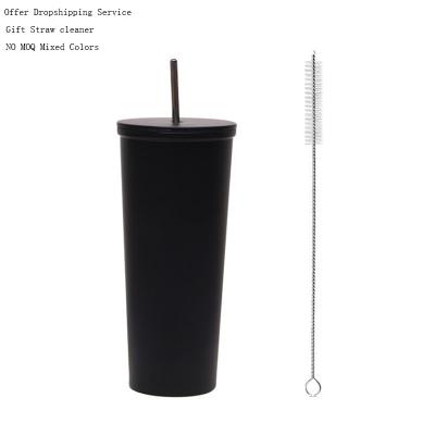 China Stainless Steel Sealed Leakproof Coffee Tumbler Gift Cleaner/Straw Te koop