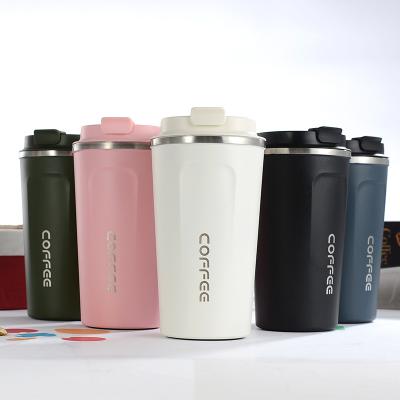 中国 2019 New Custom 12oz/18oz Double-Layer Stainless Steel Insulated Travel Tumbler Reusable Vacuum Coffee Cup 販売のため