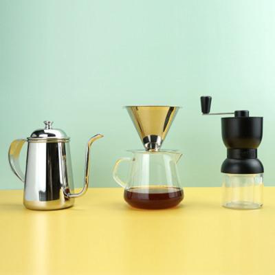 中国 2021 best Gift's Set Grinder Pot Kettle Pour Over Coffee Maker Sets 販売のため