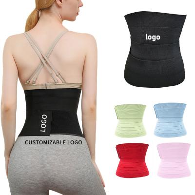 China Adult Even Waist Trimmer Customized Slimming Shaper Belly Wrap Waist Trainer For Women for sale