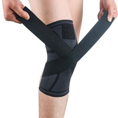 China High Elasticity Compression Wrap Bandage Breathable Unisex Knee Brace Support For Calf Thigh for sale