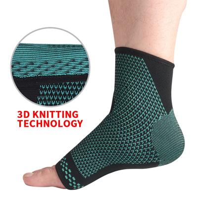 China Adjustable Breathable Nylon Breathable Sleeve Compression Protectors Elastic Ankle Support Brace for sale