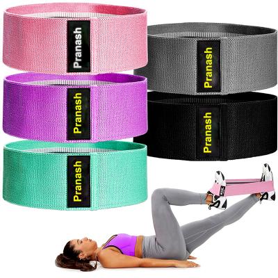 China Elastic Home Fitness Exercise Bands Resistance Band Fitness For Legs for sale