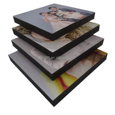 China Home Decoration Picture Photo Frame Pastable Price Styrofoam Wall Mounted Office Memorial Cheap Standing Picture Frame for sale