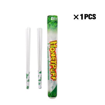 China Mint Flavor Hemp Paper Slow Burning Paper 78mm Wide Pre Roll Cones 48 Cones Per Box 78mm for sale