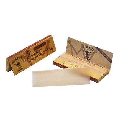 China Good Price Great Pre Rolled Cone Brown Box Kraft Slow Burning Hemp Paper Roll 78*44mm for sale