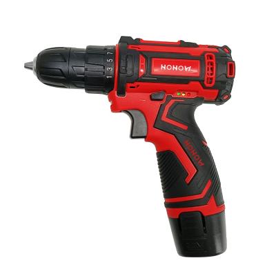 China Household Power Drill Household Screwdriver Lithium Cordless Drill with Battery and Charger for sale