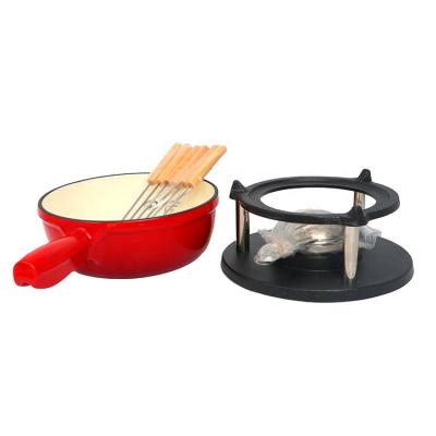 China Factory Supply Sustainable Melting Cheese Chocolate Fondue Set for sale