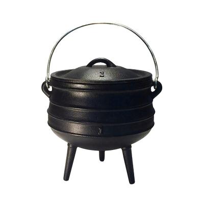 China Viable Wholesale Cauldron Campfire Pot South African Potjie Pot for sale