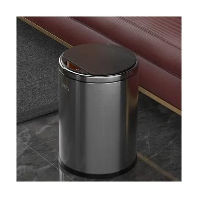 China Sustainable Smart Induction Trash Can Waterproof Automatic Motion Sensor Trash can for Bathroom Bedroom Home Office Odorless for sale