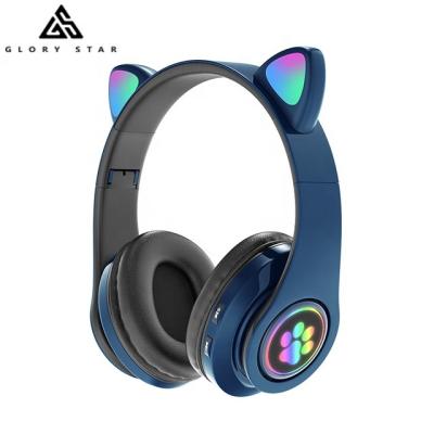 China Best Earphone Glory Star OEM Gaming Headphones On-Ear RGB Light Headset Headphones for sale