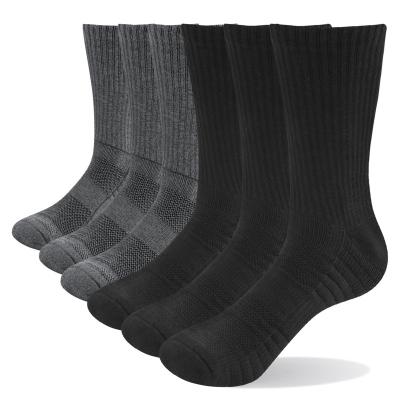 China Sustainable Sports Crew Mid Calf Cushion Elite Basketball Sport Thick Sock Man Custom Made Sports Socks for sale