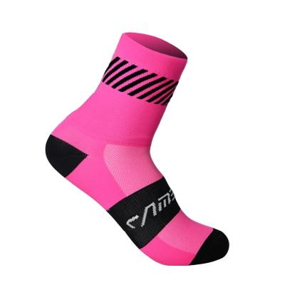 China Breathable Create Your Own Design Men's Wholesale Unisex Socks Sports White Dark Pink Recycling Socks for sale