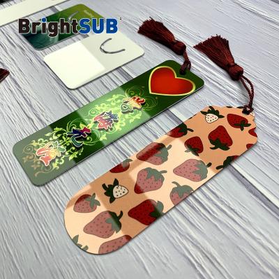 China High quality Metal plated BrightSUB 1.0mm luster sublimation business gift heat transfer white aluminum photo double sided printing for sale