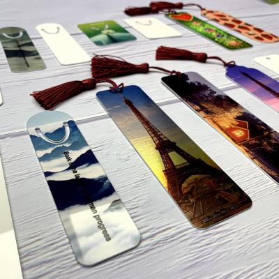 China business gift BrightSUB 0.75mm white sublimation pearlized double sided dye sublimation heat transfer printing photo aluminum metal aluminum Brightsub for sale