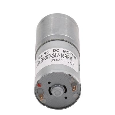 China Totally Enclosed Micro 12V DC Brushed Reducer Gear Motor for sale